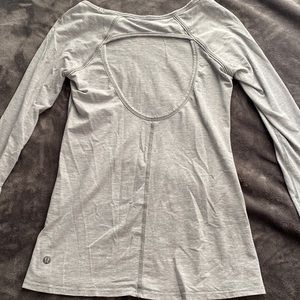 Lulu lemon top with open back